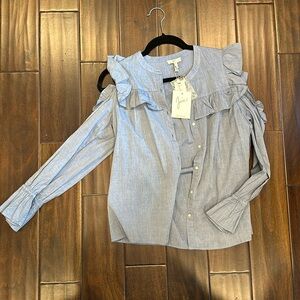 Joie blouse, nwt. Size XS. Shoulder cutouts